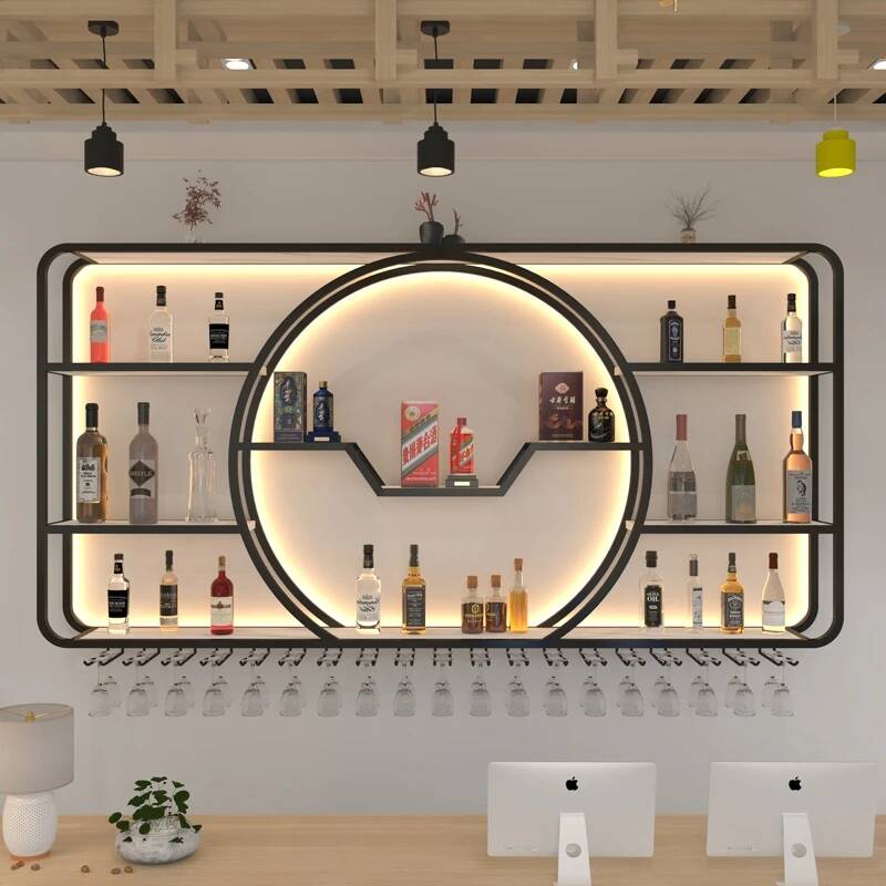 Home Bar Shelf - Vitrina para vinos de discoteca, estantes