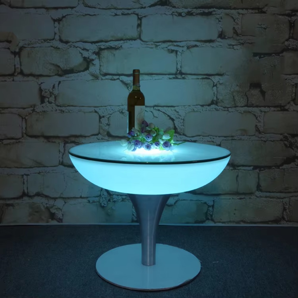 Home Bar Lounge - Mesa con Luz LED RGB que