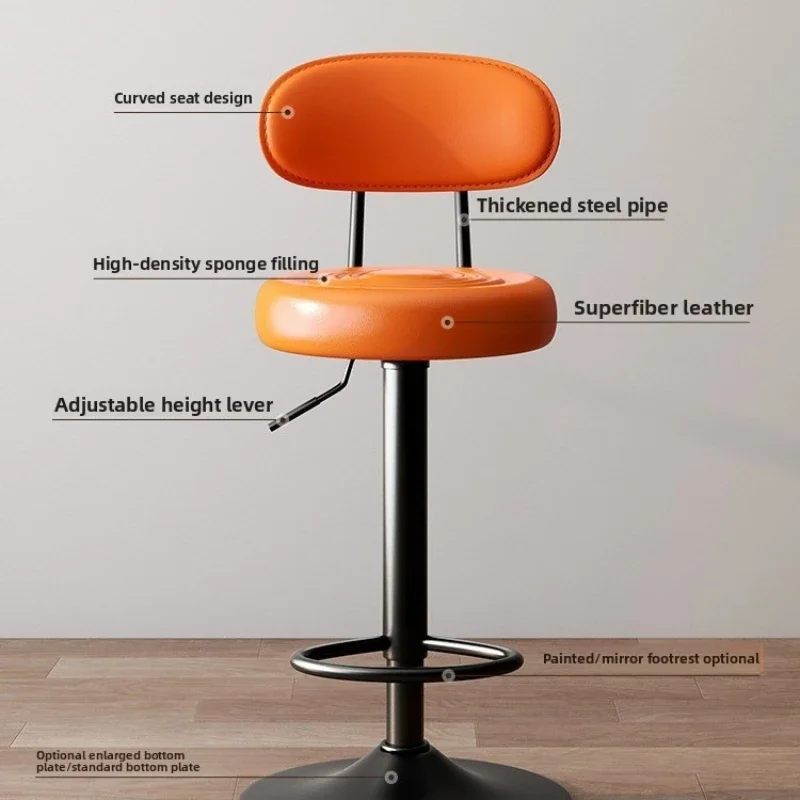 Home Bar Stools - Silla de bar giratoria elevable para