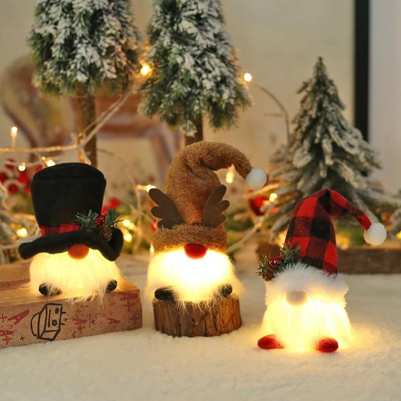 Home Bargains - Colgante de muñeco LED de Navidad,