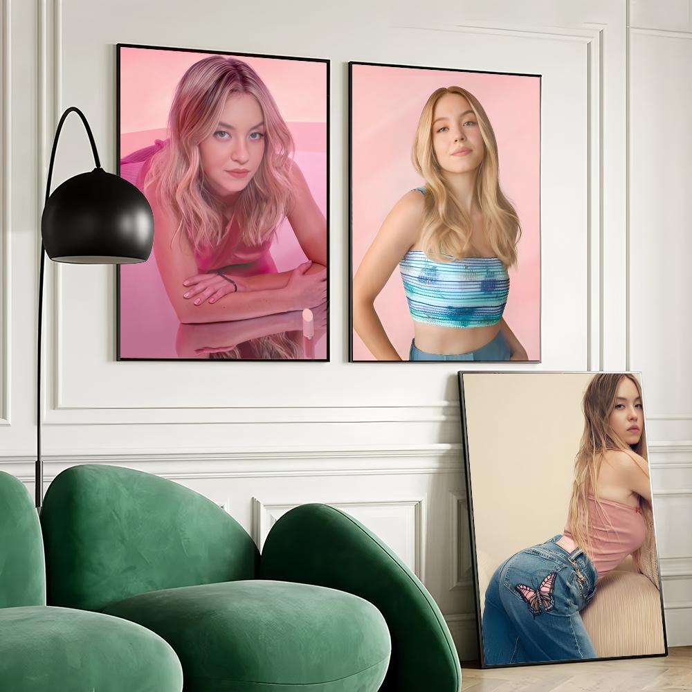 Home Bar Sydney - Póster de Sydney S-Sweeney, pegatina artística
