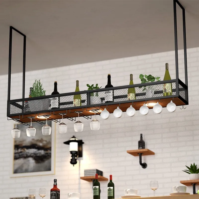 Home Bar Shelf - Estantes, Mueble Bar, Armarios Abiertos, Botellero,