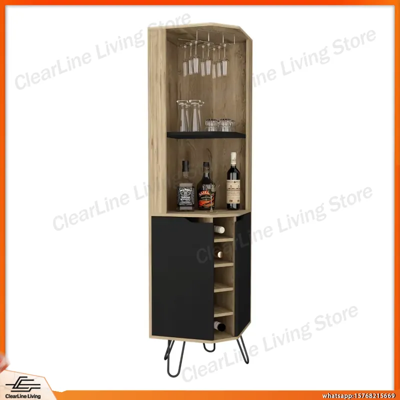 Mueble Bar Esquinero con 6 Bot - Home Bar Shelf reseña y precio