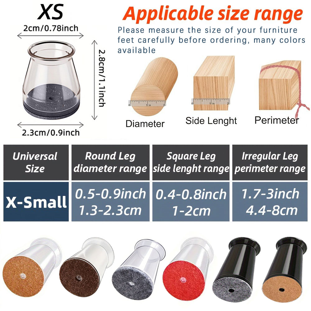 20 piezas-Protectores de suelo - Home Bar Stools reseña y precio