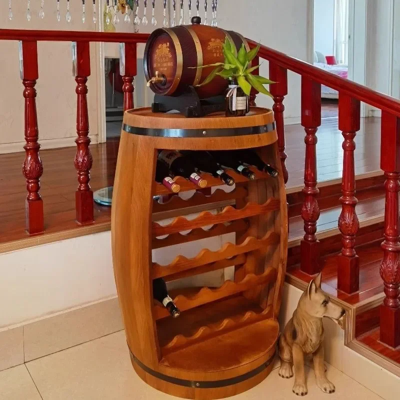 Estante de vino de madera maci - Home Bar Shelf reseña y precio