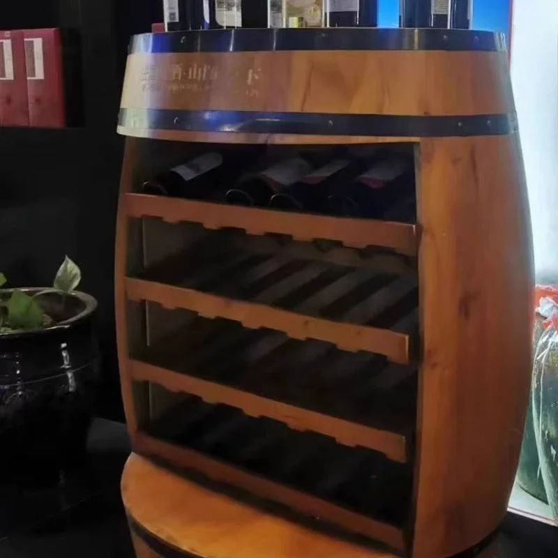 Estante de vino de madera maci - Home Bar Shelf reseña y precio
