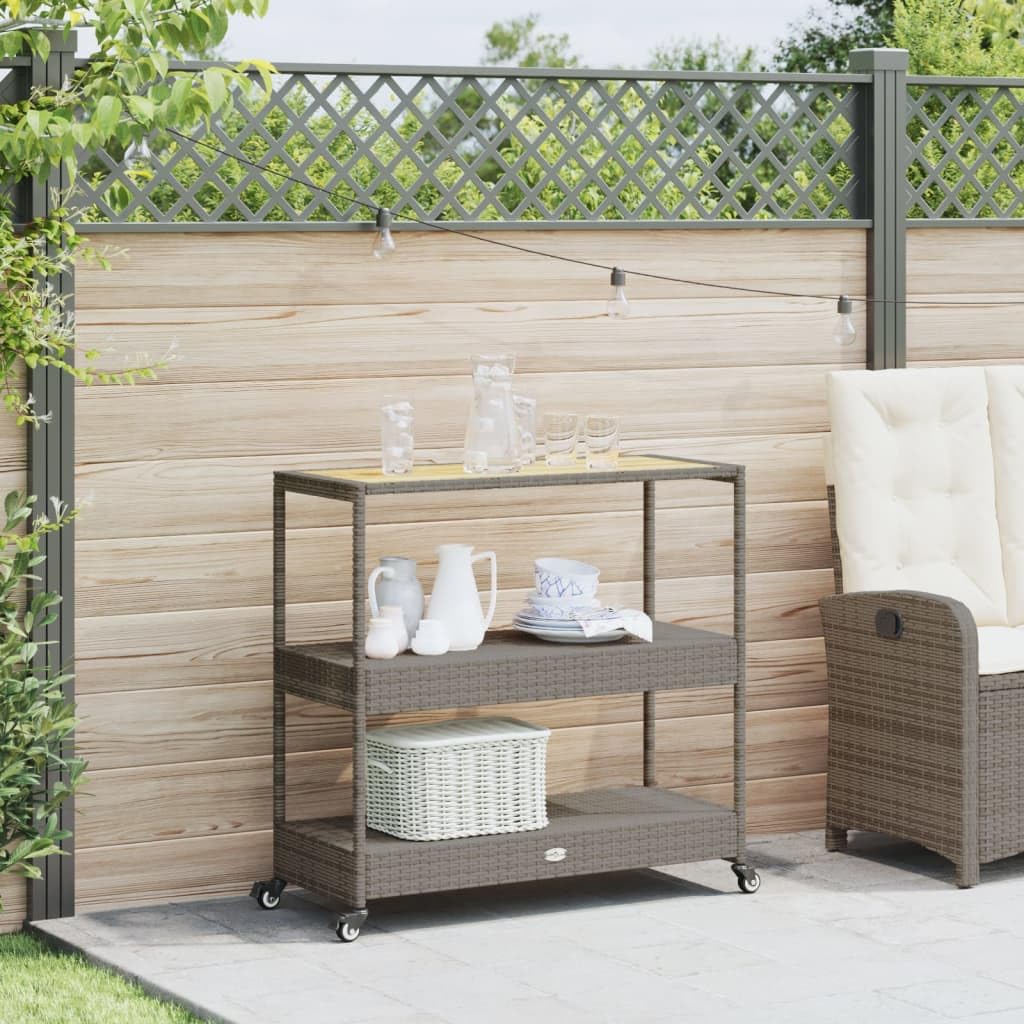 Carrito de bar exterior de 3 n - Home Bar Shelf reseña y precio