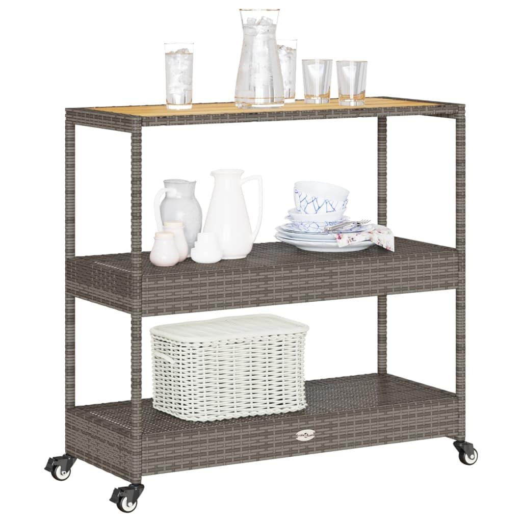 Carrito de bar exterior de 3 n - Home Bar Shelf reseña y precio