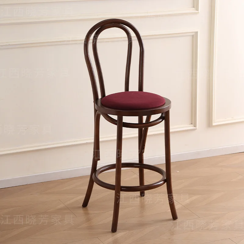 Silla de Barra Alta de Madera  - Home Bar Lounge reseña y precio