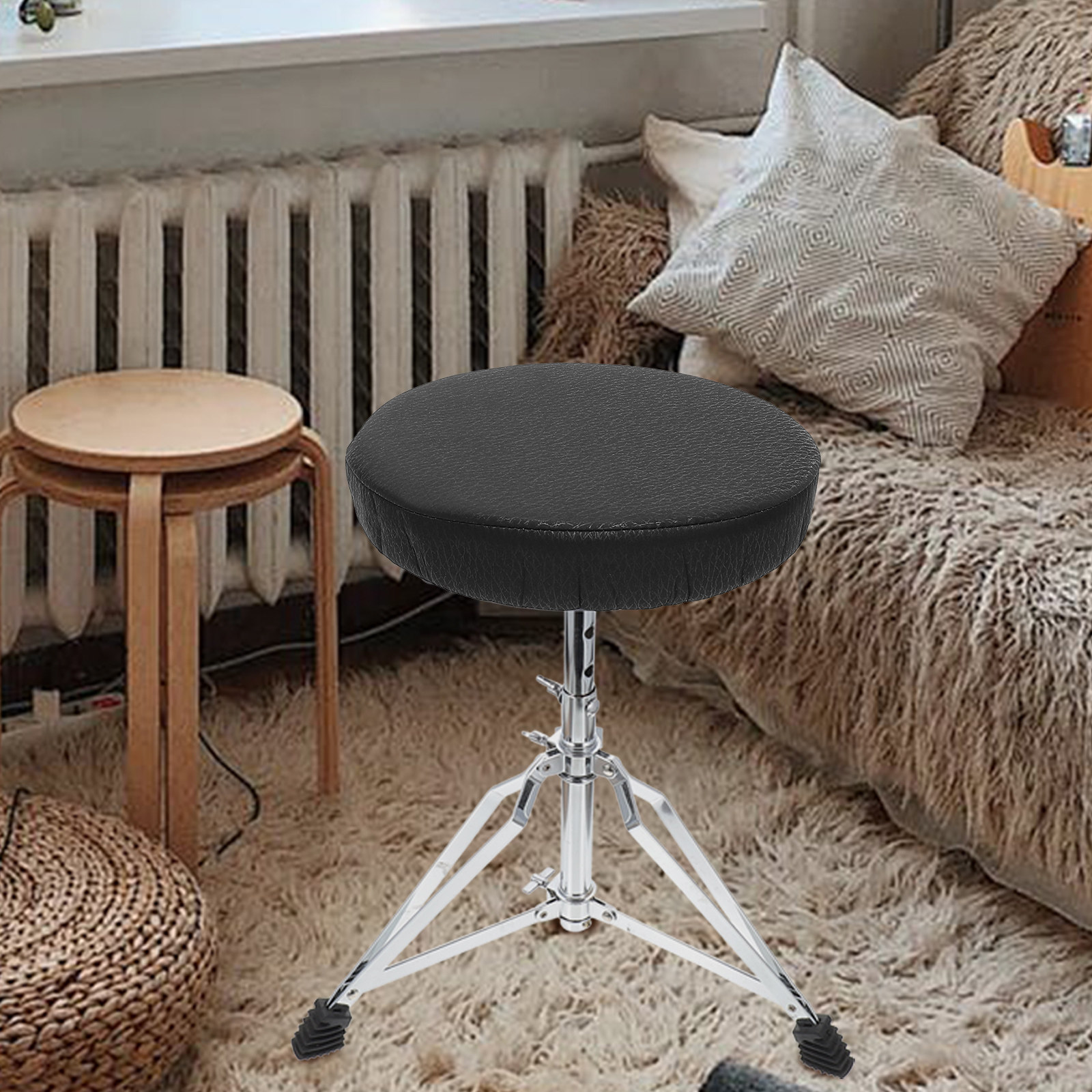 Funda elástica negra para tabu - Home Bar Stools reseña y precio