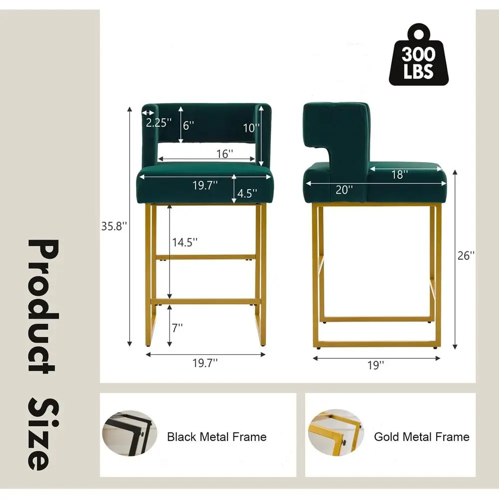 Juego de 2 Taburetes de Bar de - Home Bar Stools reseña y precio
