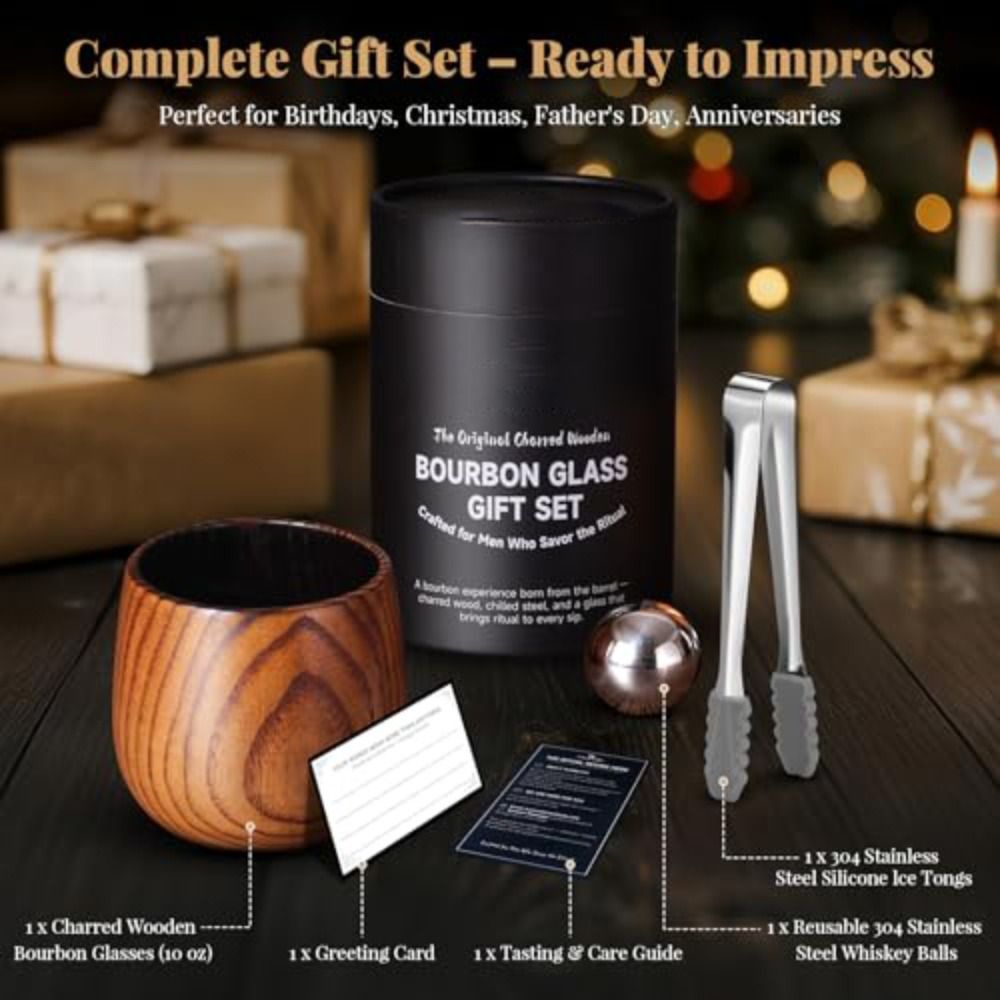 Juego de vasos de whisky hecho - Home Bar Set reseña y precio