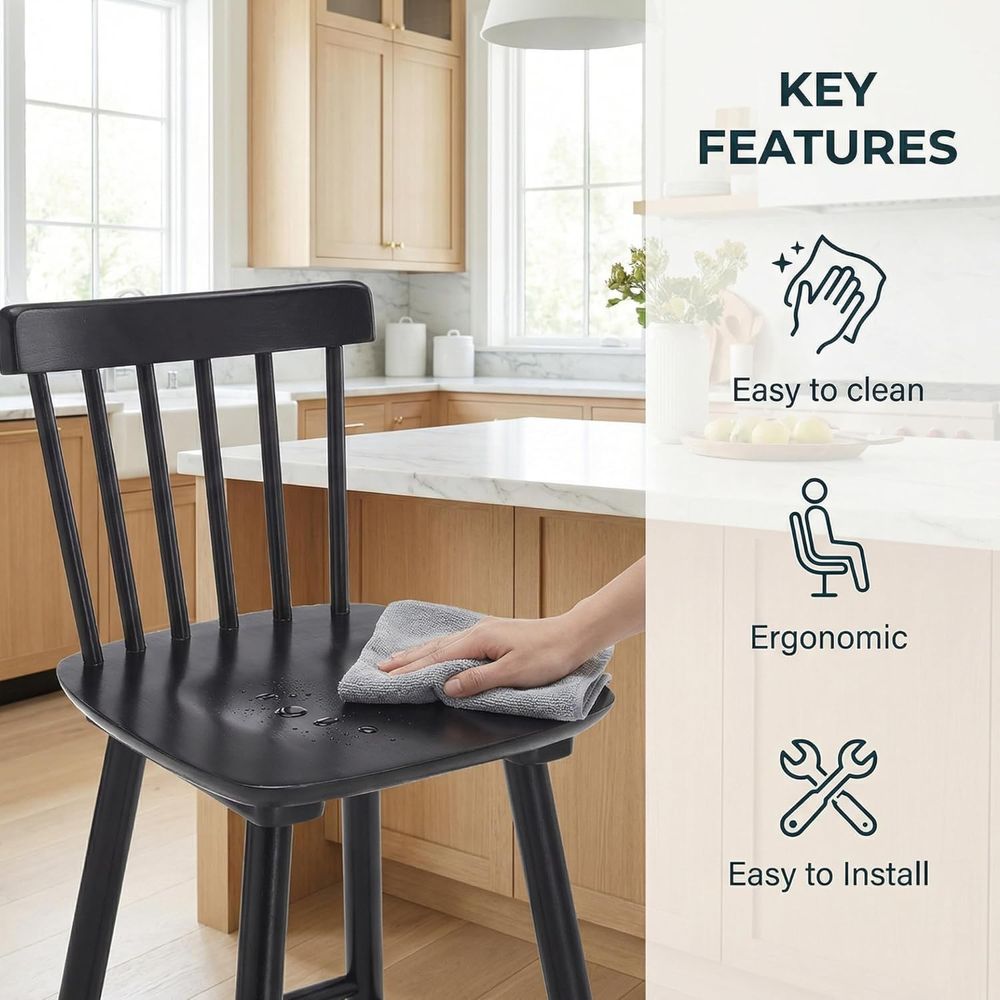 Juego de 4 taburetes de bar de - Home Bar Stools reseña y precio